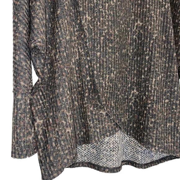 LuLaRoe Womens Small Kristen Cowl Neck Pullover Raw Edge Hem Lightweight Sweater - Picture 5 of 16